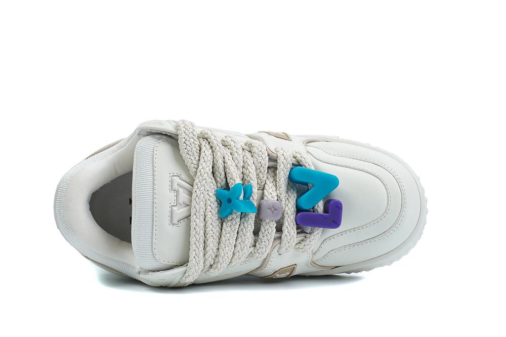 PK God Louis Vuitton Trainer Maxi White RETAIL MATERIALS READY TO SHIP